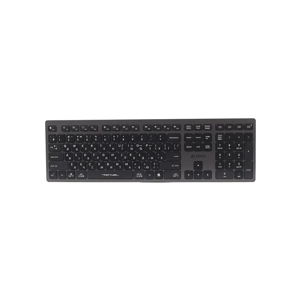 Клавіатура A4Tech FBX50C Wireless/Bluetooth Grey (4711421969697)