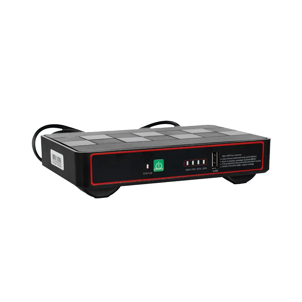 Джерело безперебійного живлення DC UPS Kraft KRF-MUPS-1812 5V/9V/12V/24V/PoE, LiFePO4 2*6Ah, для роутера і медіаконвертера (42-00109) - фото 4