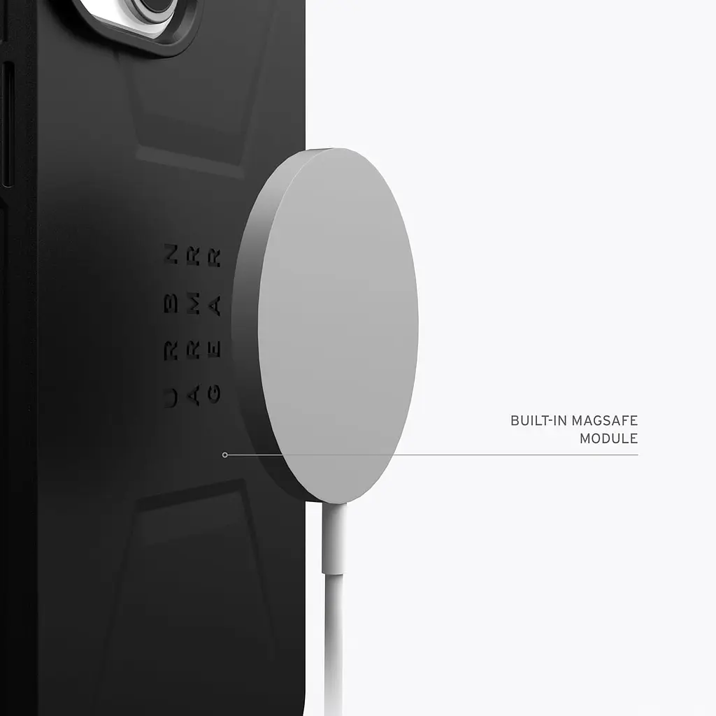 Оригинальный противоударный чехол UAG Civilian MagSafe Original для Iphone 15 (6.1") Black 114287114040 - фото 4