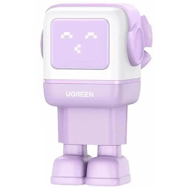 Зарядний пристрій 3xUSB 65W (2xUSB-C+USB-A) Gan Robot tech Fast Charger Фіолетовий CD361 Ugreen (35291) - фото 4