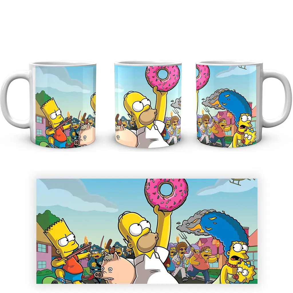 Кухоль GeekLand The Simpsons Сімпсони SMP 02 330 мл білий - фото 4