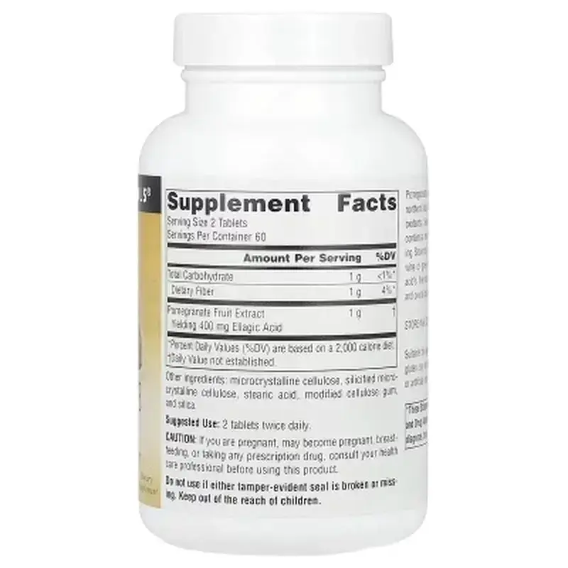 Трави Source Naturals Екстракт гранату, 500 мг, Pomegranate Extract, 120 таблеток (SNS-01628) - фото 2