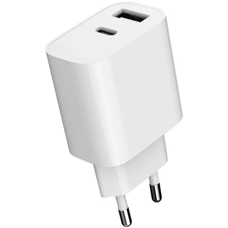 Зарядний пристрій Gembird 1xUSB-A+1xUSB-C 5V/2.4A (12W) white (TA-UC-2AC12-01) - фото 5