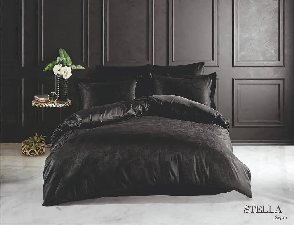 Комплект постільної білизни Stella Black Євро Fiesta pbe0041898