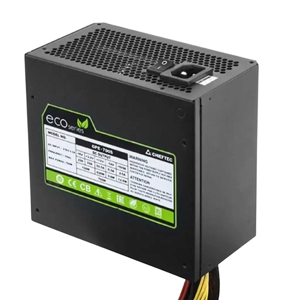 Блок питания Chieftec Eco 700W (GPE-700S) Б/У - фото 2