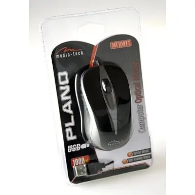 Комп'ютерна мишка Media-Tech Plano USB Grey (MT1091T) - фото 3