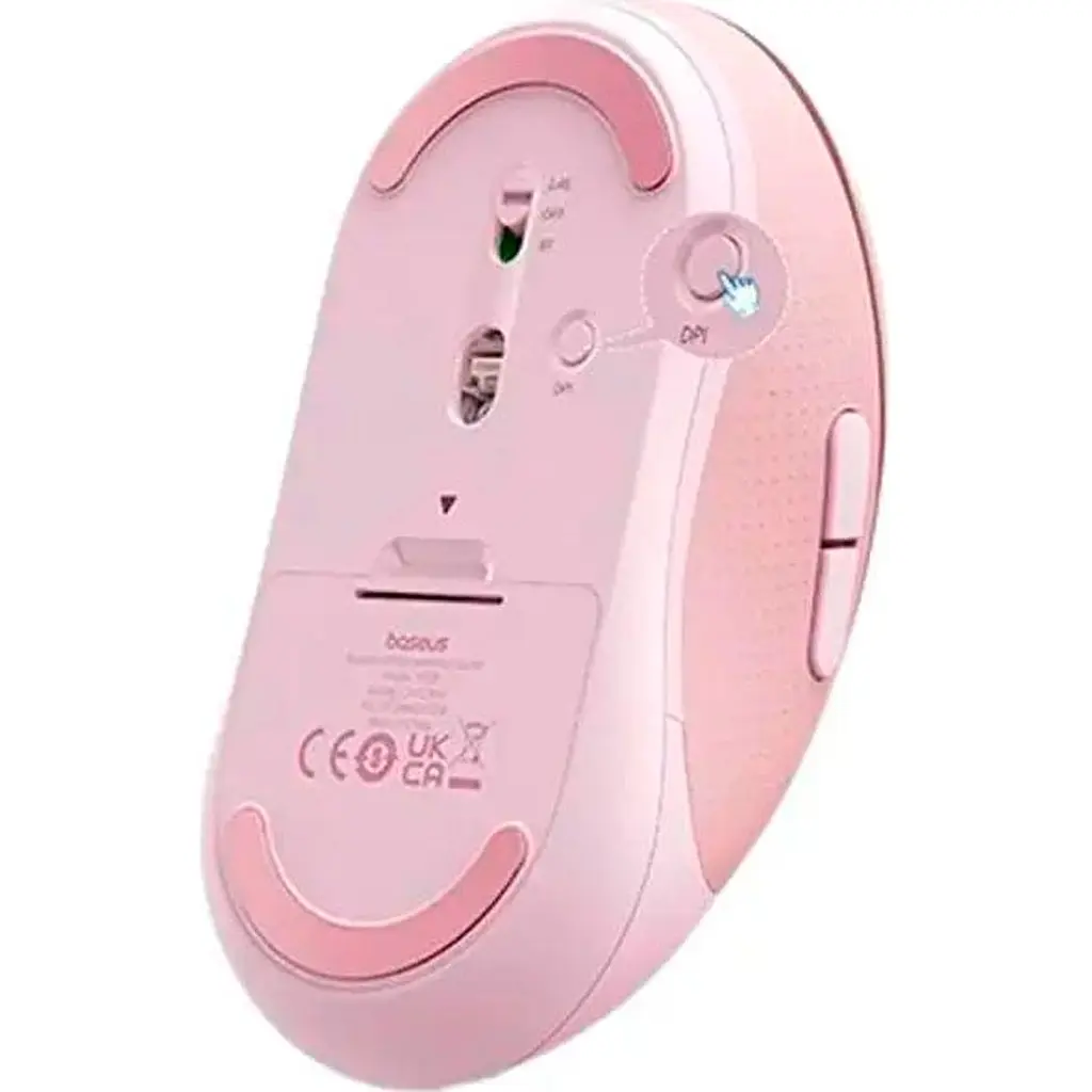 Миша Baseus F02 Ergonomic Pink [B01055505411-01] [129415] - фото 5