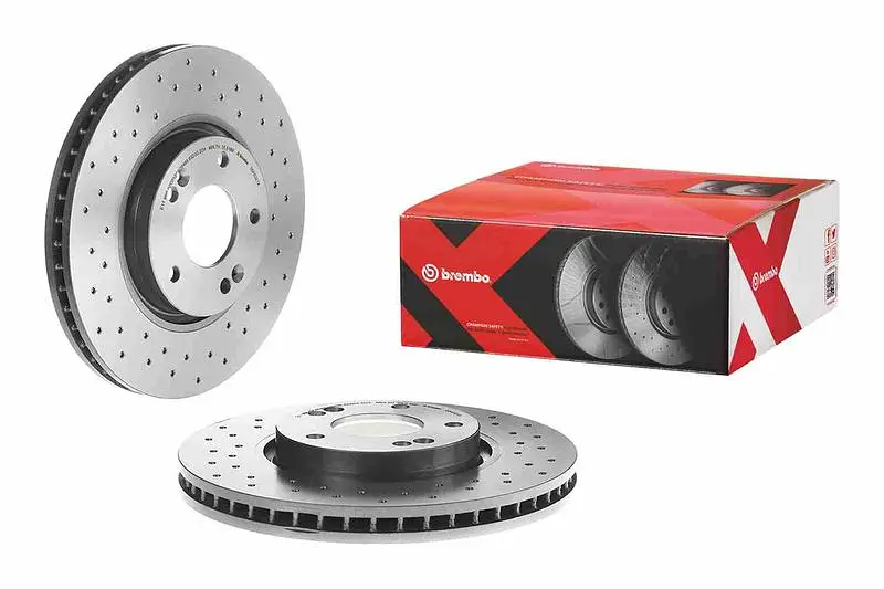 Диск гальмівний вентильований Kia Sportage III, Optima III-IV 04-25р Brembo (09.A532.1X) - фото 2