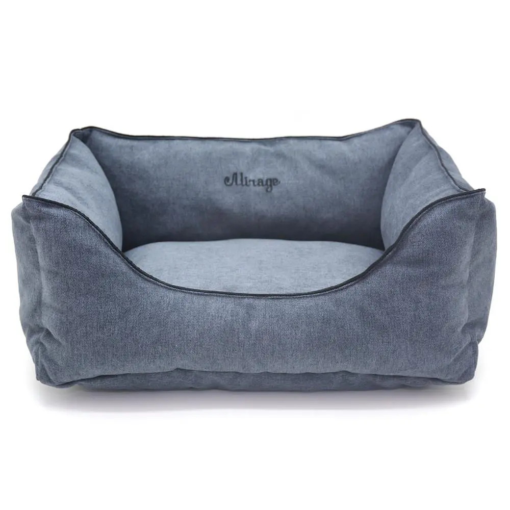 Лежак для собак Zoo-hunt Мираж серый №3 600х800х240 мм - фото 2
