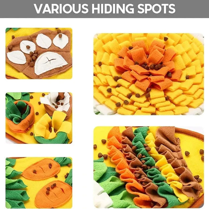 Килимок для нюхання для собак Derby Pet Shuffle Mat yellow - фото 5