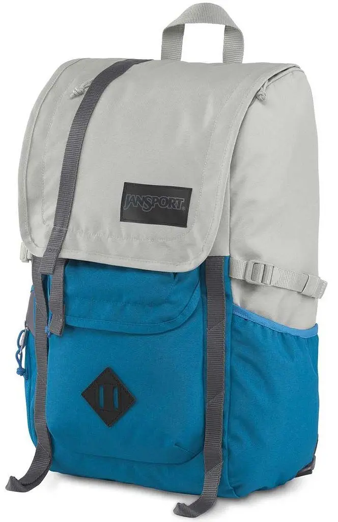 Рюкзак міський 28L Jansport Hatchet сірий із блакитним