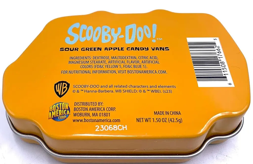 Цукерки Scooby-Doo and the Gang зі смаком кислого зеленого яблука 34г - фото 8