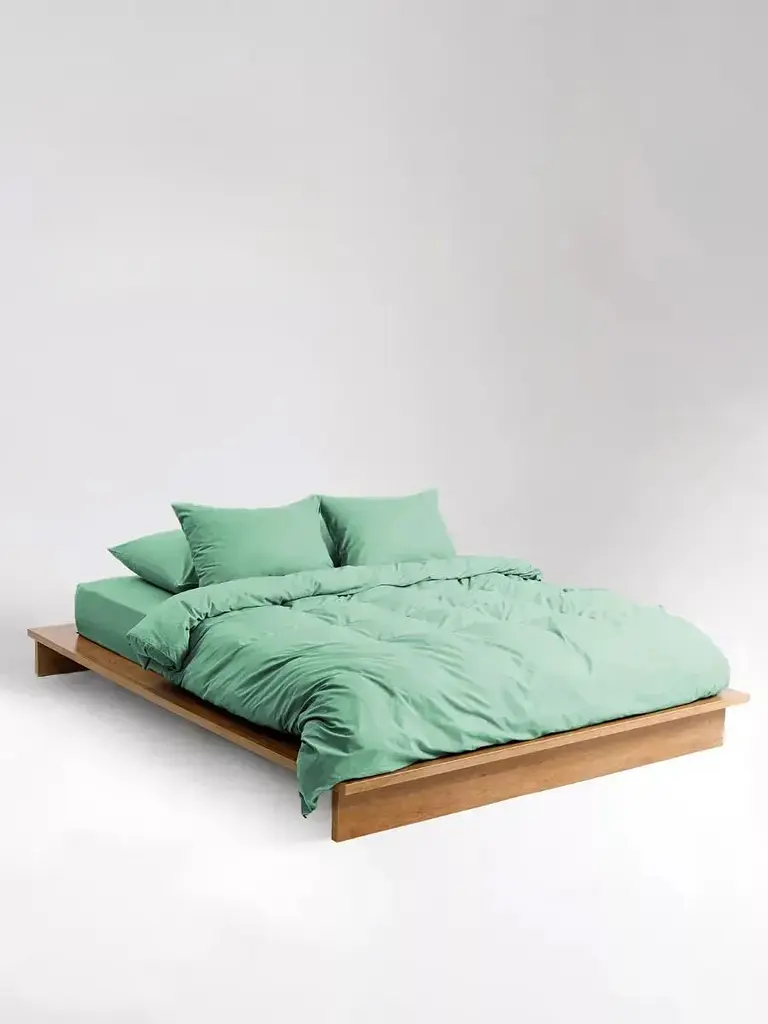 Наволочка Good-Dream сатин Mint на блискавці 60x60 см М'ятна (GDSMPC6060) - фото 2