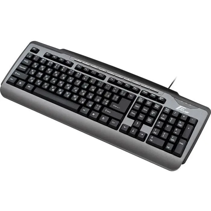 Клавіатура дротова Frime Classic Keyboard Black-Silver USB (FKBB0323) - фото 2