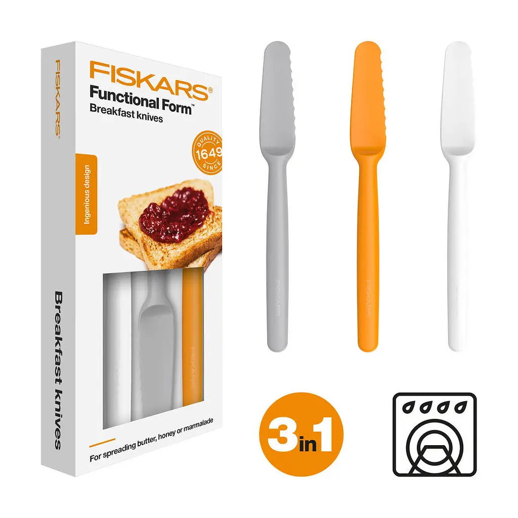 Набір ножів для змащення Fiskars Functional Form 1016121