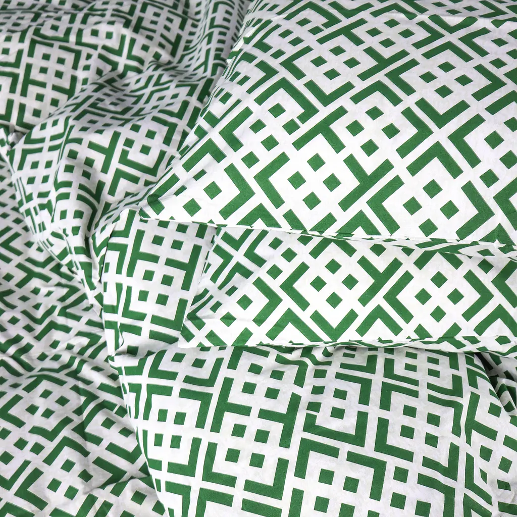 Комплект постільної білизни бязь MIRSON Abstract Green 200х220см (2200013166207) - фото 2