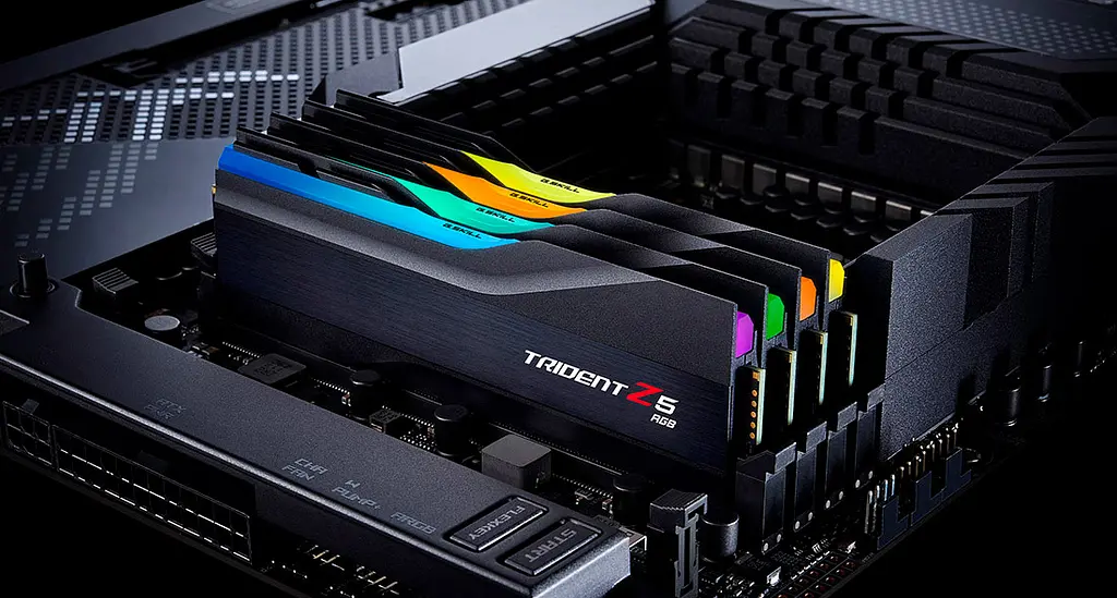 Модуль памяти DDR5 G.Skill Trident Z5 RGB 2x16GB 7200MHz Black (F5-7200J3445G16GX2-TZ5RK) [102647] - фото 7