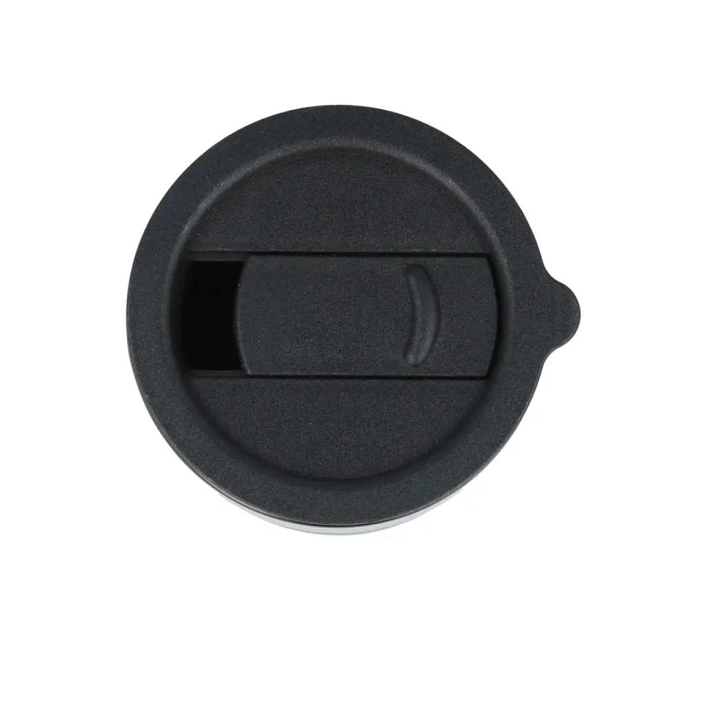 Кофейные чашки 295 мл с крышками OldBro Cute Travel Mugs с защитным силиконовым чехлом Black - фото 5
