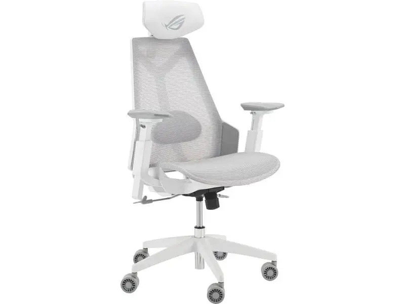 Комп'ютерне крісло для геймера Asus SL400C ROG Destrier Core Ergo Moonlight White (90GC01P0-MSG070) - фото 6