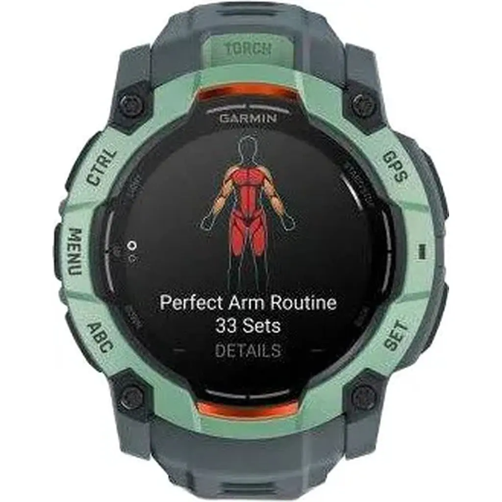 Смарт-годинник Garmin Instinct 3 50mm AMOLED Neo Tropic with Twilight Band (010-03020-01) - фото 7