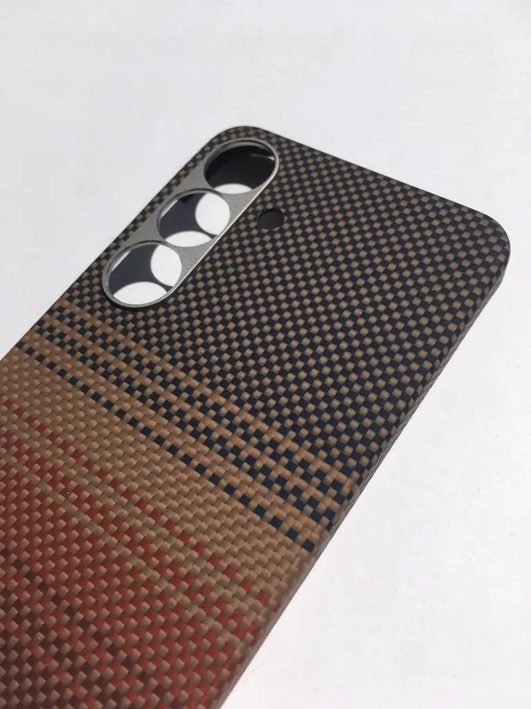 Чохол протиударний Pitaka Tactile Woven Edge Case MagSafe для Samsung Galaxy S25 (S931) Sunset KS2503 - фото 7