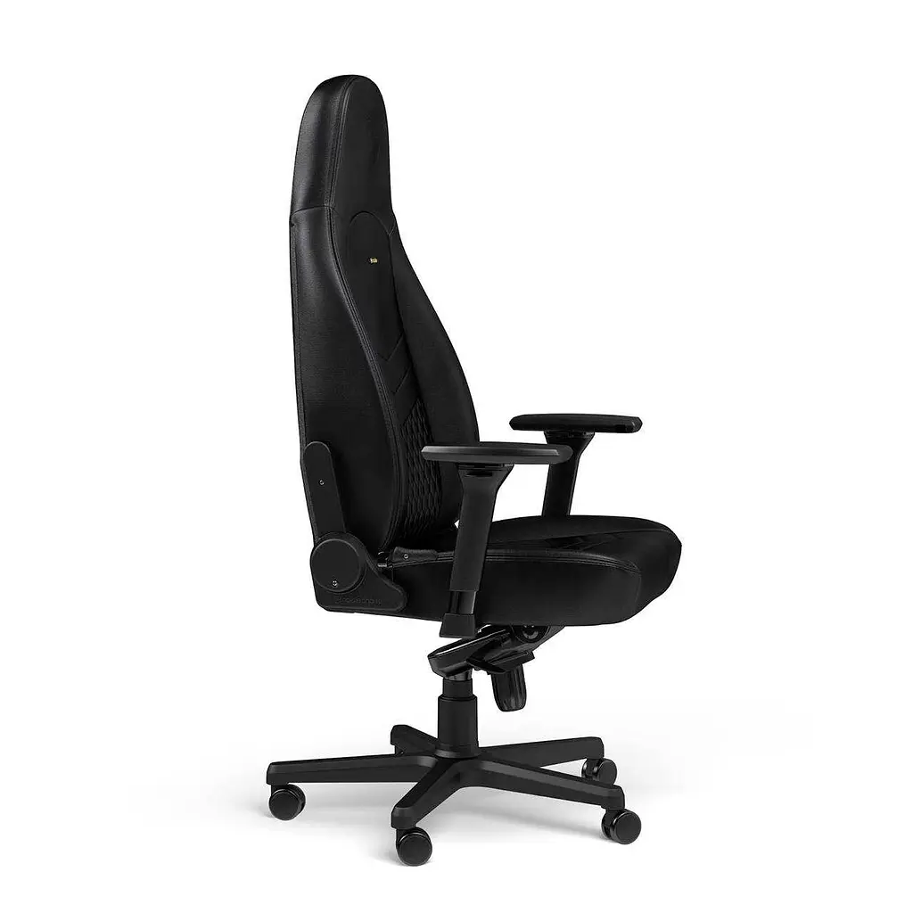 Геймерське крісло Noblechairs ICON Real Leather Black - фото 3