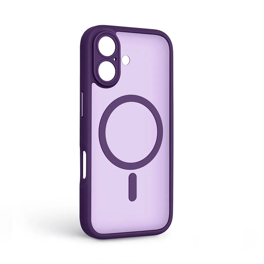 Чехол для Apple iPhone 17, Lush MagCase, фиолетовый, противоударная панель-накладка из TPU и PC, полупрозрачный чехол с MagSafe (с магнитом), с защитой камеры, поддержка беспроводной зарядки, защита всего корпуса, ArmorStandart (ARM87482) - фото 2