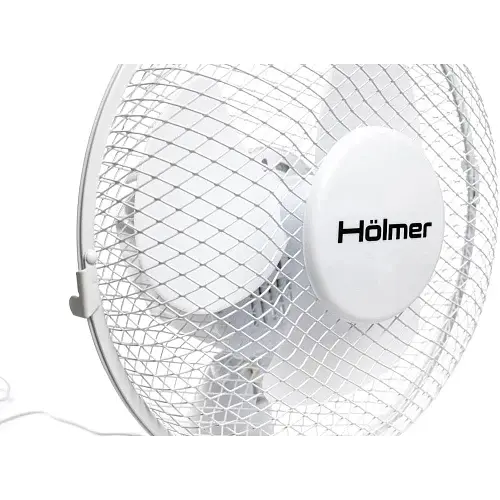 Вентилятор настільний Holmer HFS-1209-1W, White, 35 Вт, 2 швидкості, автоповорот, 3 лопаті по 23 см - фото 6