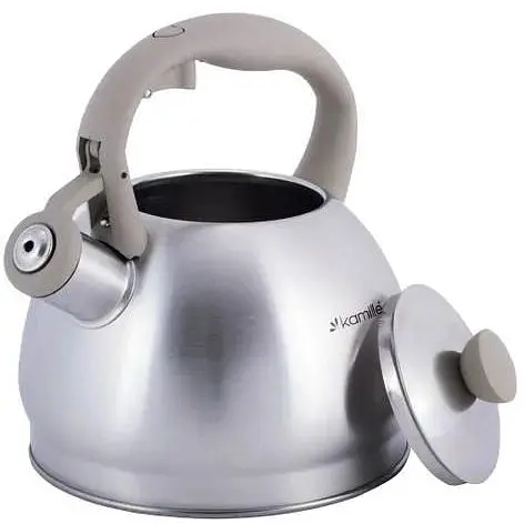 Чайник Kamille 2 л зі свистком 0693GR (KM-0693GR) - фото 2