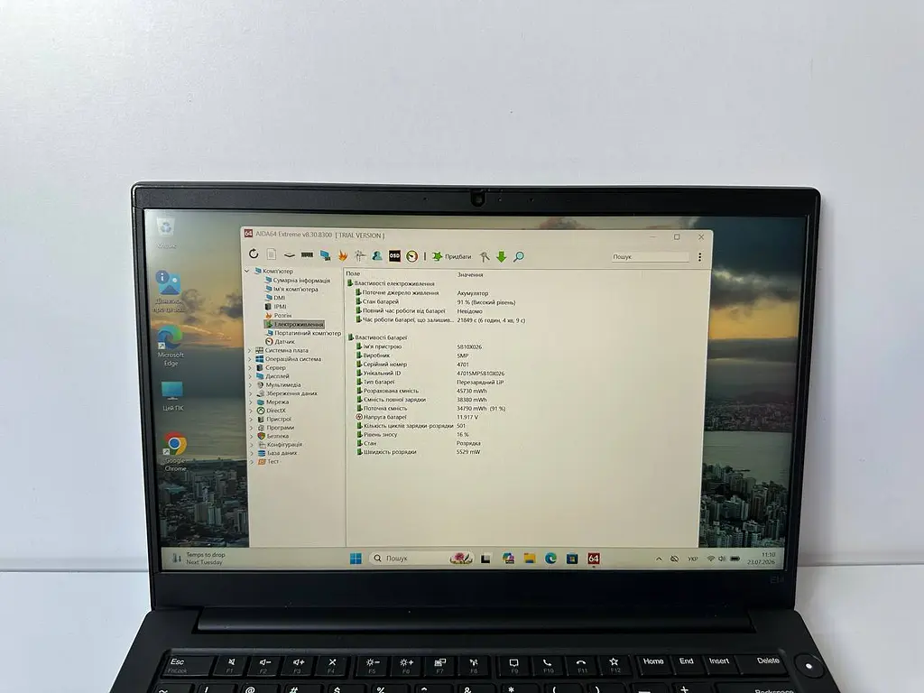 Ноутбук Lenovo ThinkPad E14 Gen 2 14" (i5-1135G7 / 8GB / SSD 256GB / 1920х1080 IPS) б/в - фото 5