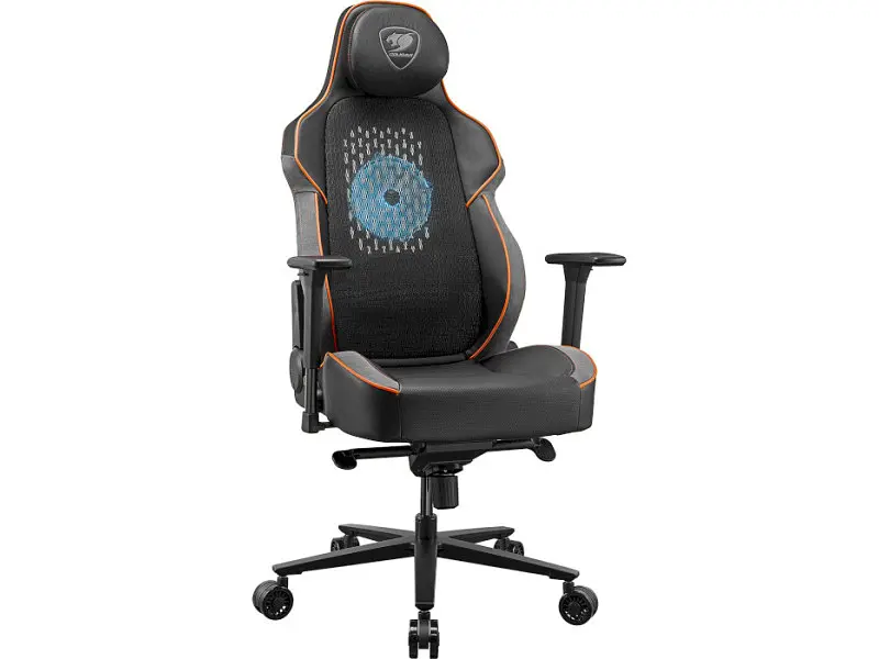 Компьютерное кресло для геймера Cougar NxSys Aero Black/Orange - фото 8