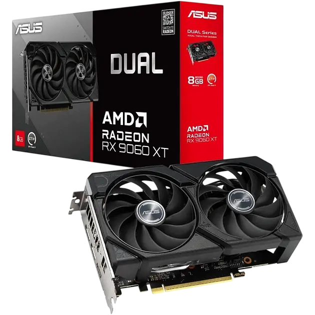 Відеокарта AMD Radeon RX 9060 XT 8GB Asus Dual (DUAL-RX9060XT-8G) Б/В - фото 3