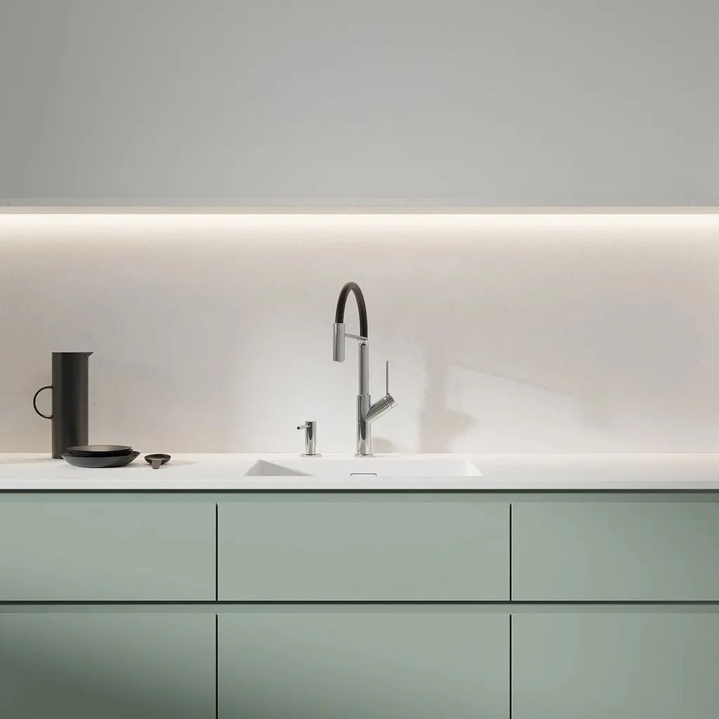 Смеситель для кухни с гибким изливом Omnires Vita black/chrome (VI6350BLCR) черный/хром - фото 3