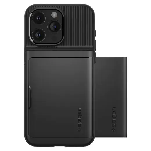 Чохол Spigen Slim Armor CS Black для iPhone 15 Pro Max (ACS06589) - фото 3