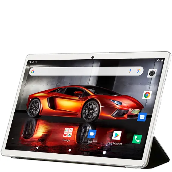 Планшет та чохол-книжка Hoozo S 464 LTE 4GB/64GB IPS 10.1" Silver (1363) - фото 4