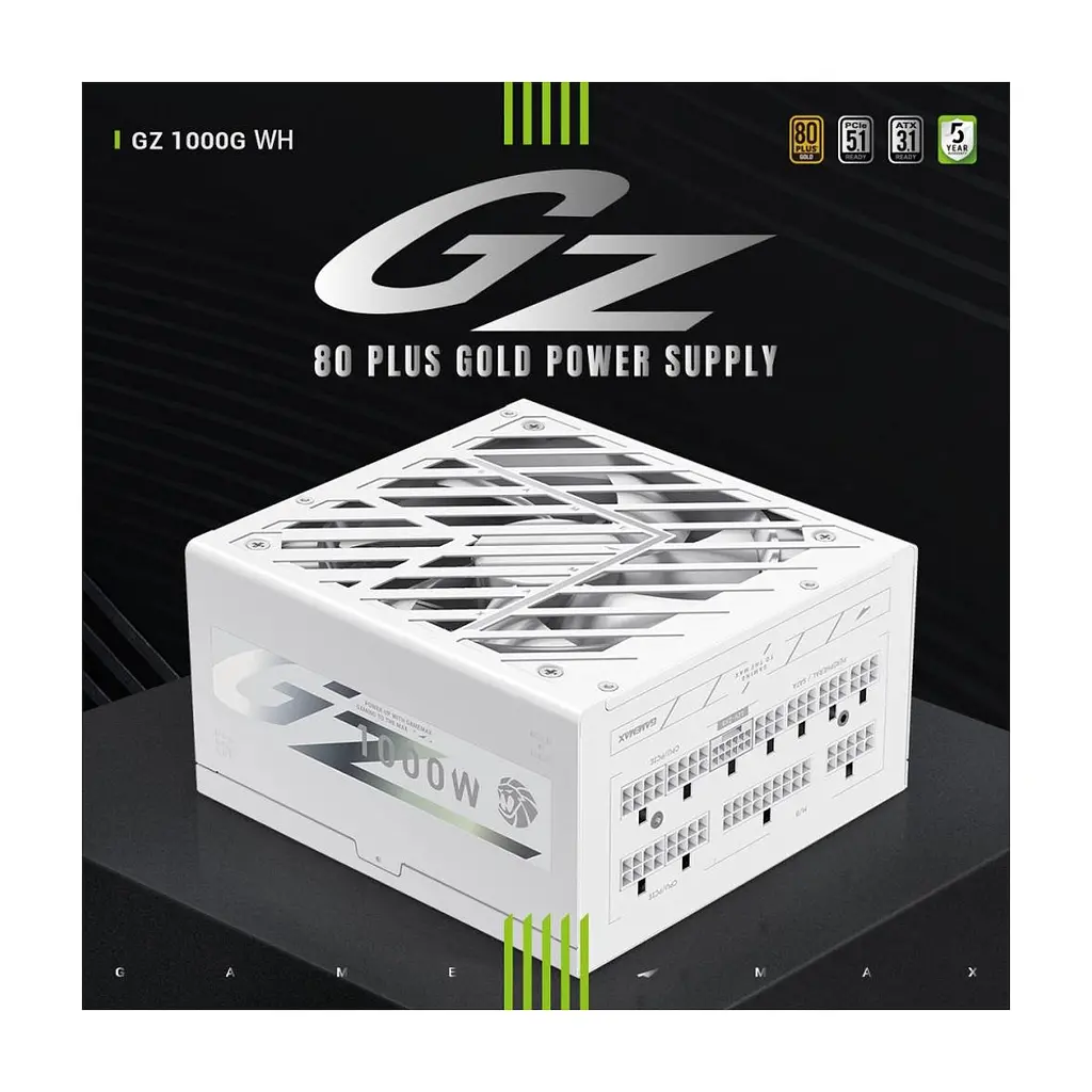 Блок живлення Gamemax 1000W (GZ 1000G WH) - фото 4