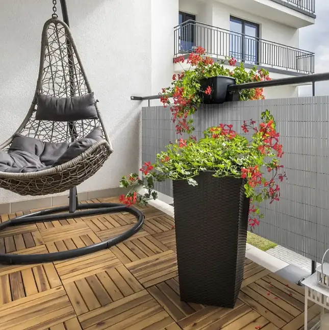 Декоративний мат для огорожі тераси, паркан, бамбукова огорожа 120х500см Garden Rosa - фото 5