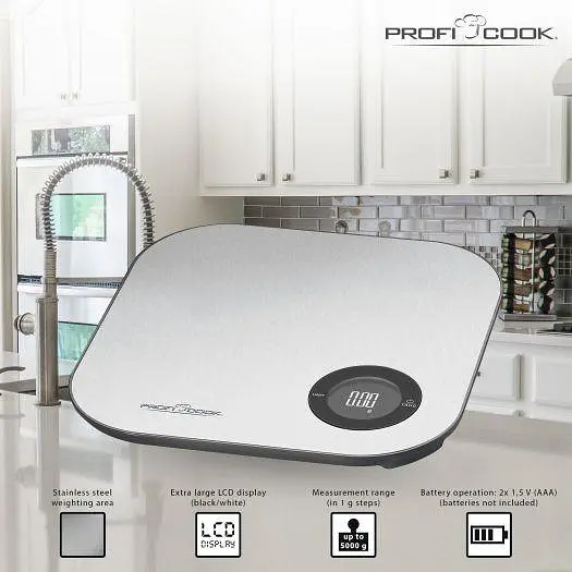 Ваги кухонні Bluetooth Profi Cook PC-KW 1158 BT - фото 4