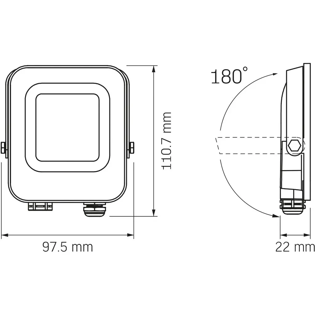 Світлодіодний прожектор VIDEX F3e 1000lm 5000K (VL-F3e-105W-12V) [144821] - фото 7