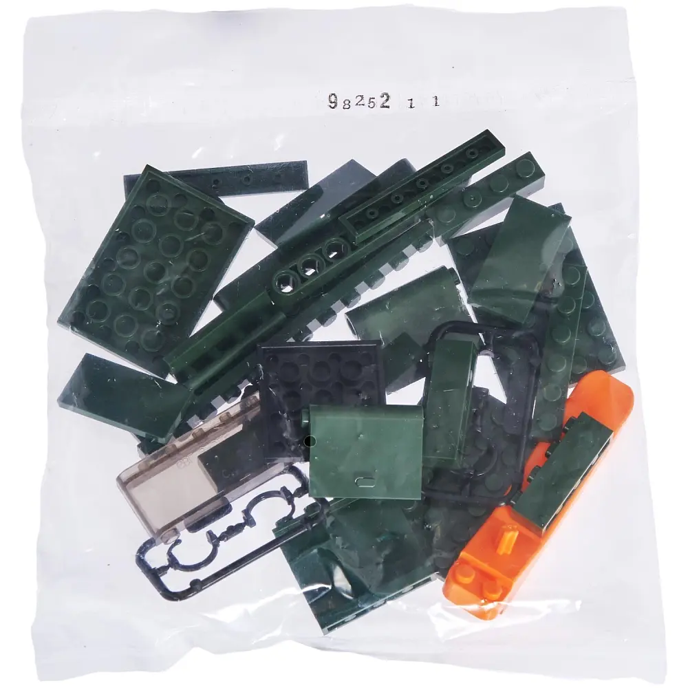 Конструктор Zipp Toys Потяг DF2159 з рельсами, зелений - фото 11