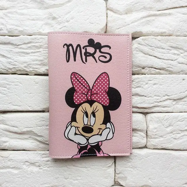 Обкладинка на паспорт Minnie Mouse 3 (рожевий) - фото 2