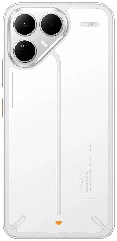 Смартфон Tecno Pova 8 5G (LK6) 8/256GB Arc White (4894947132308) - фото 7
