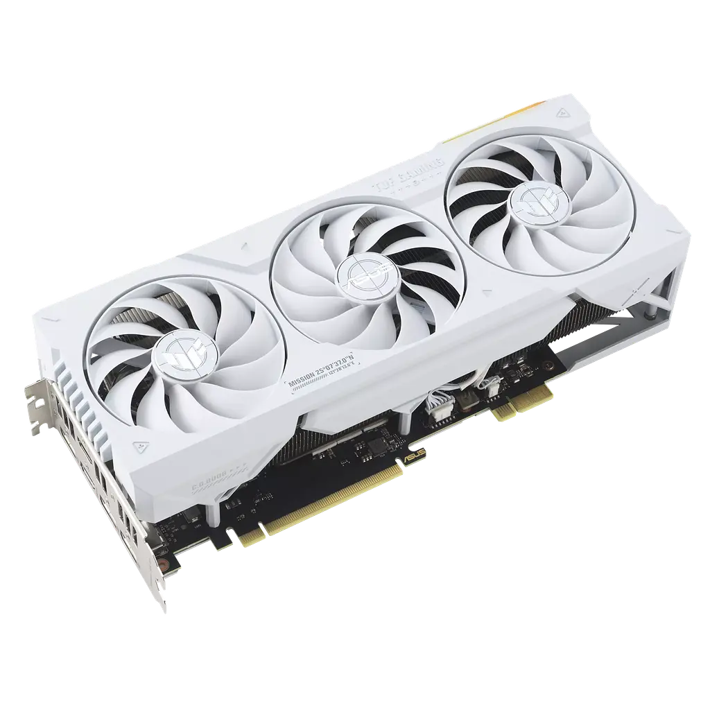 Відеокарта GeForce RTX 4070 Ti Super 16GB Asus TUF Gaming OC BTF White (TUF-RTX4070TIS-O16G-BTF-WHITE) Б/В - фото 2