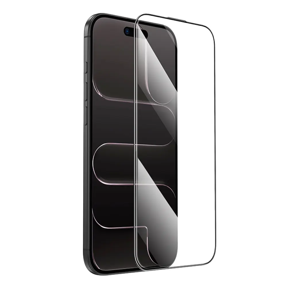 Захисне скло Hoco Guardian shield series full screen HD tempered glass set for iP17 Air (G14) Black - фото 2