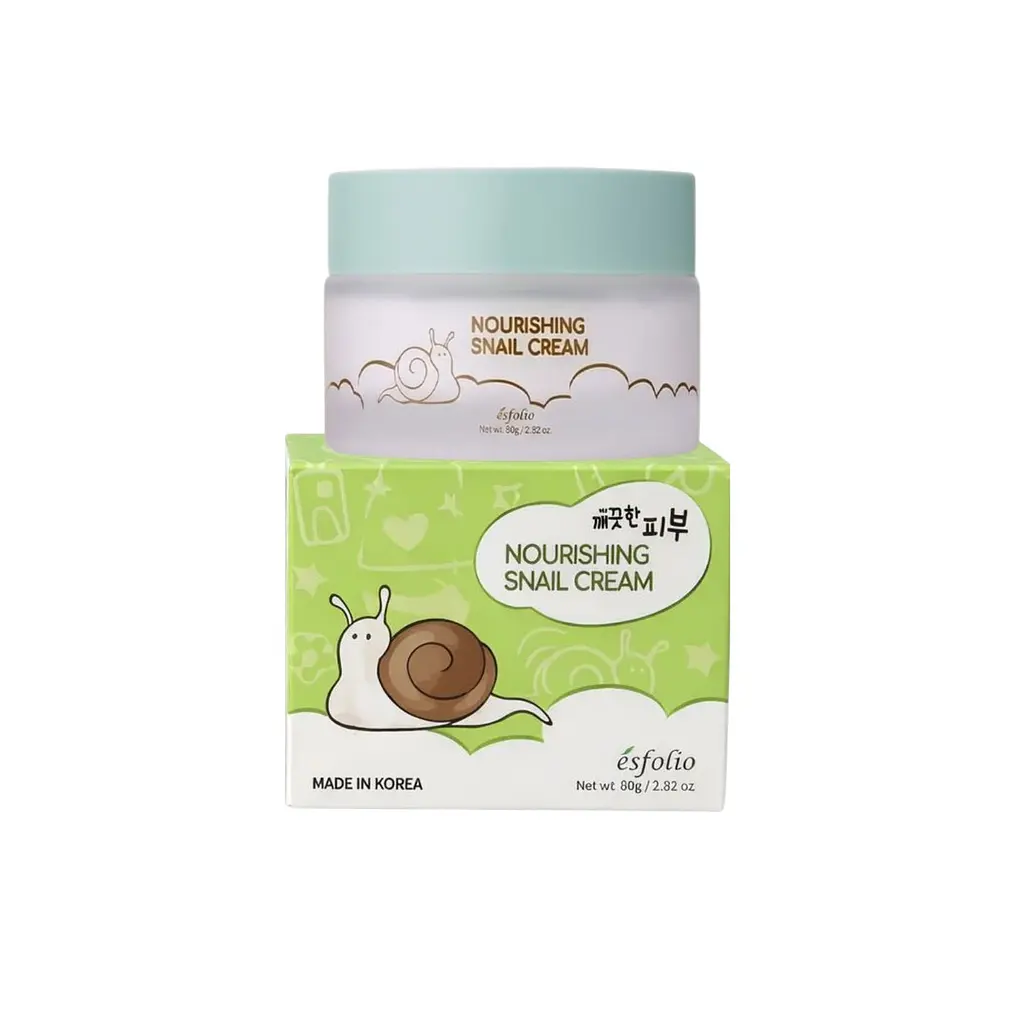 Поживний крем Esfolio Pure Skin для обличчя з муцином равлика 80 мл