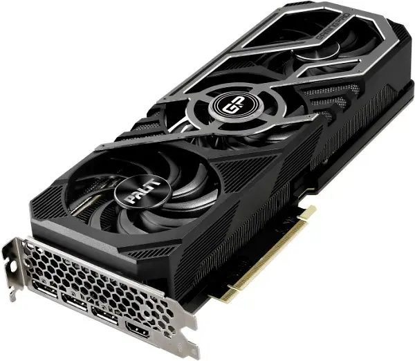 Видеокарта Palit RTX 3070 8Gb GamingPro OC (NE63070S19P2-1041A) (GDDR6, 256 bit, PCI-E v4.0 x16) Б/у - фото 2
