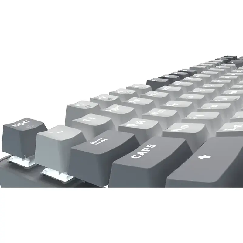 Клавіатура GamePro Genesis Metallic MK110G Red Switches Grey - фото 5