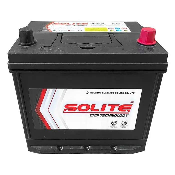 Аккумулятор Solite 6СТ-65Ah 75D23L ASIA Ев (-/+) 550CCA 232 x 175 x 225 мм - фото 2
