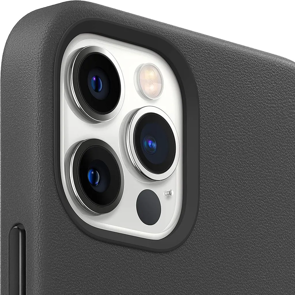 Чохол шкіряний Leather Case MagSafe MHKG3ZM/A (Original) для Apple iPhone 12/12 Pro (6.1") Black - фото 8