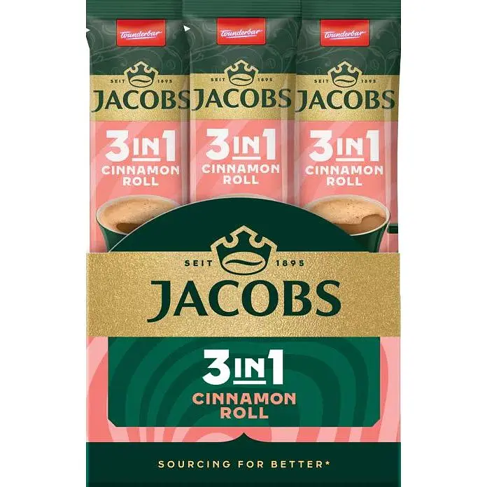 Напій кавовий розчинний Jacobs Cinnamon roll 3в1 зі смаком кориці 11.2 г - фото 4